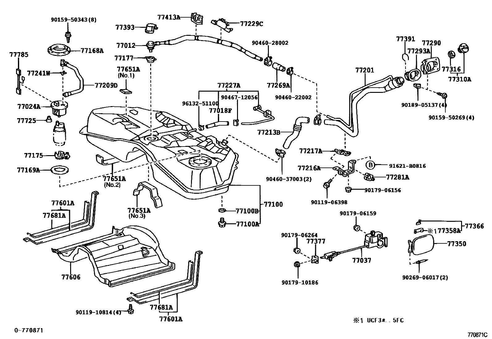 7701 — FUEL TANK & TUBE
