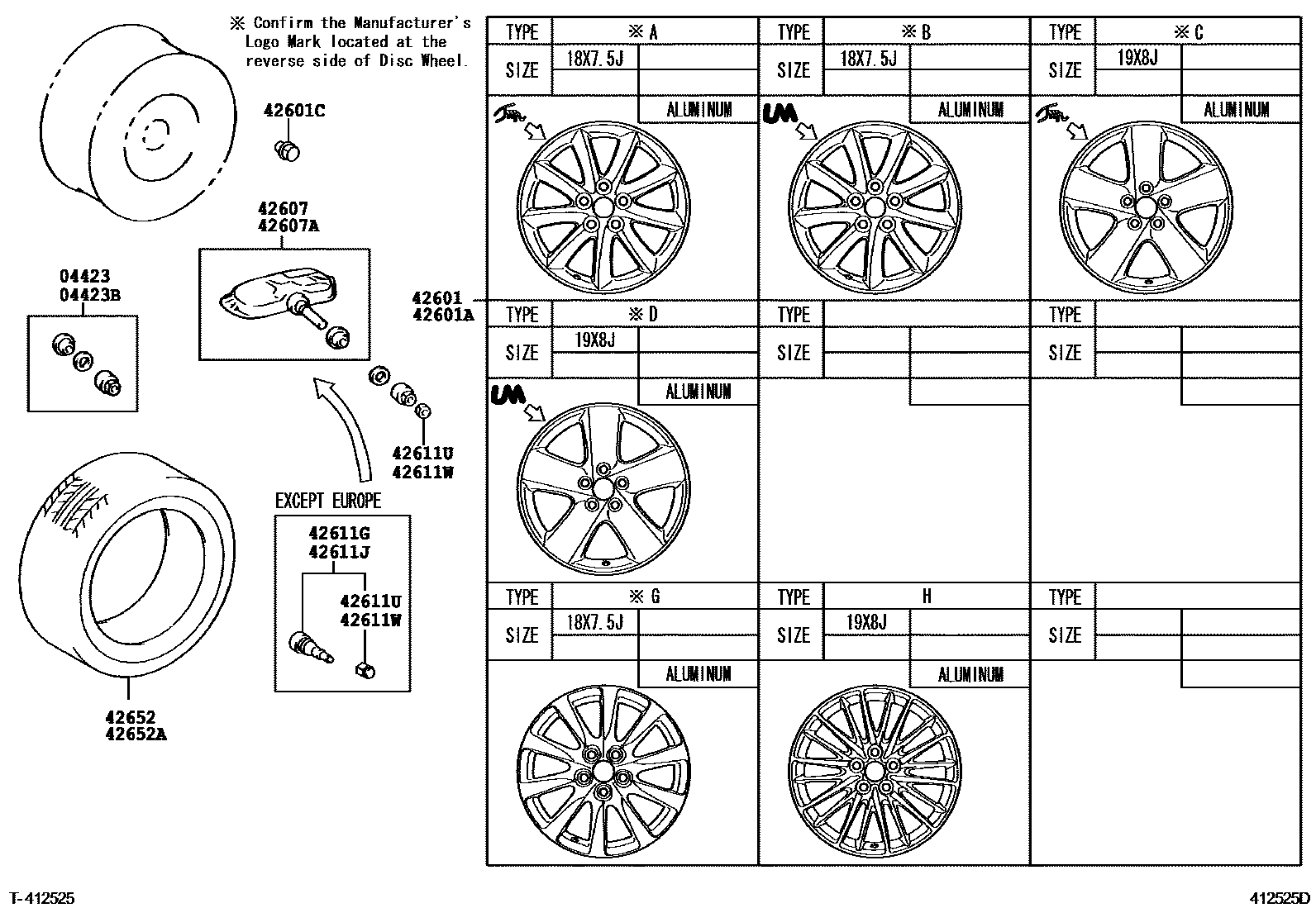 4103 — DISC WHEEL & WHEEL CAP