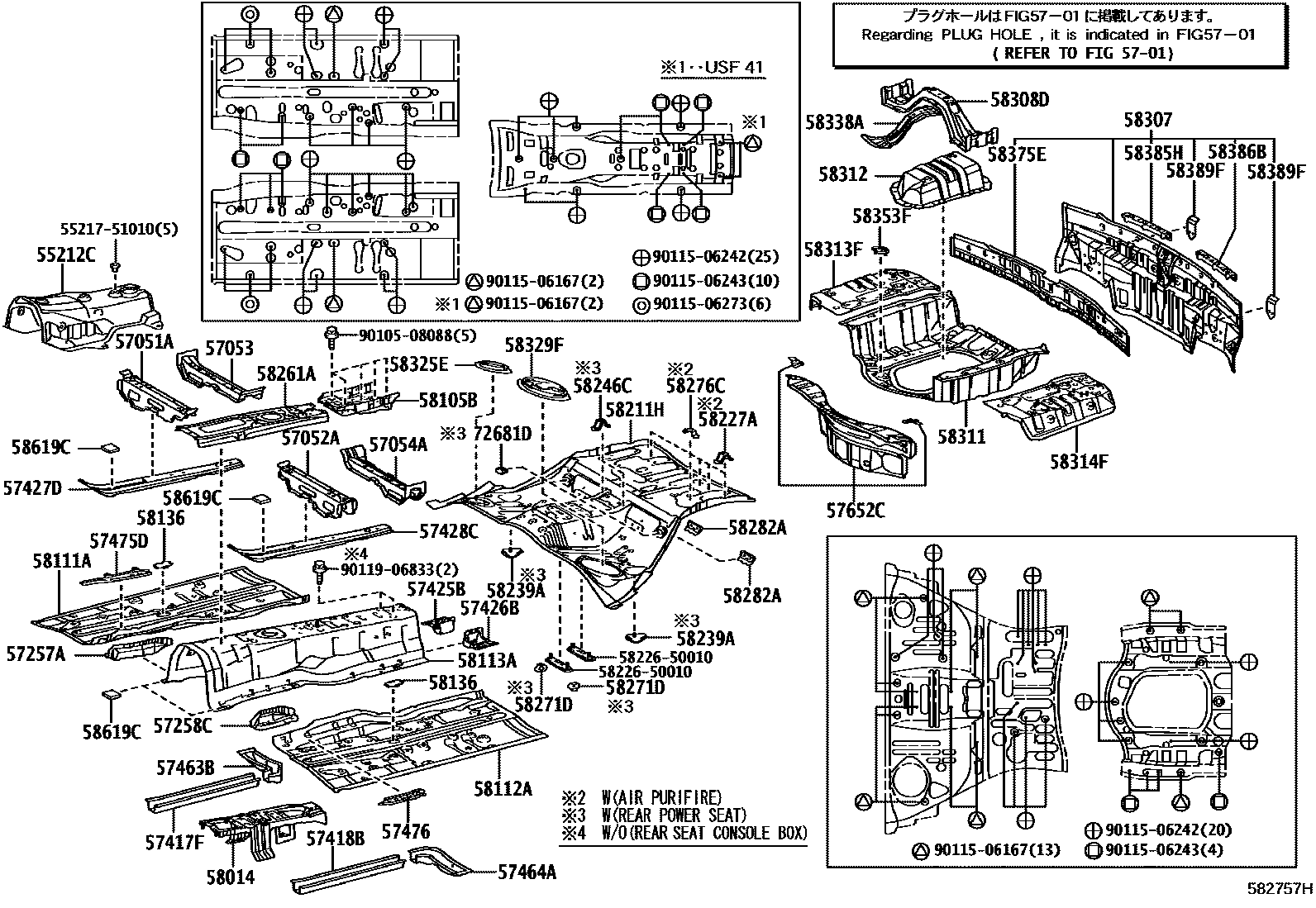 5801 — FLOOR PAN & LOWER BACK PANEL