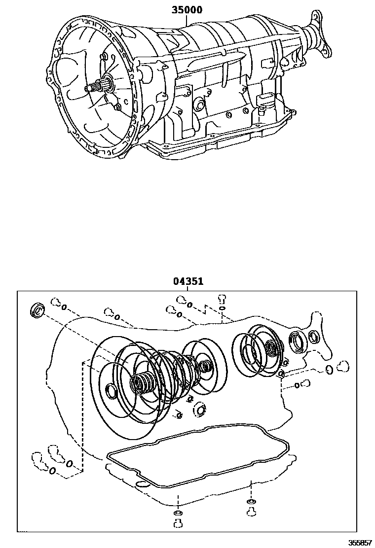 3501 — TRANSAXLE OR TRANSMISSION ASSY & GASKET KIT (ATM)