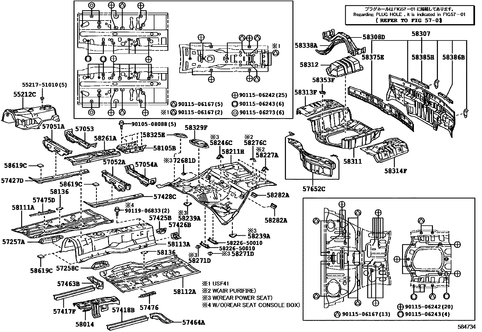 5801 — FLOOR PAN & LOWER BACK PANEL