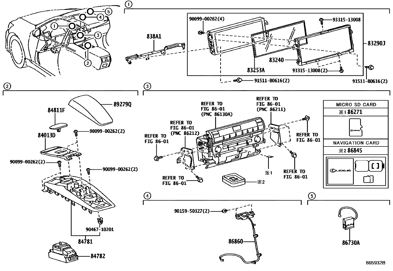 8603 — NAVIGATION & FRONT MONITOR DISPLAY