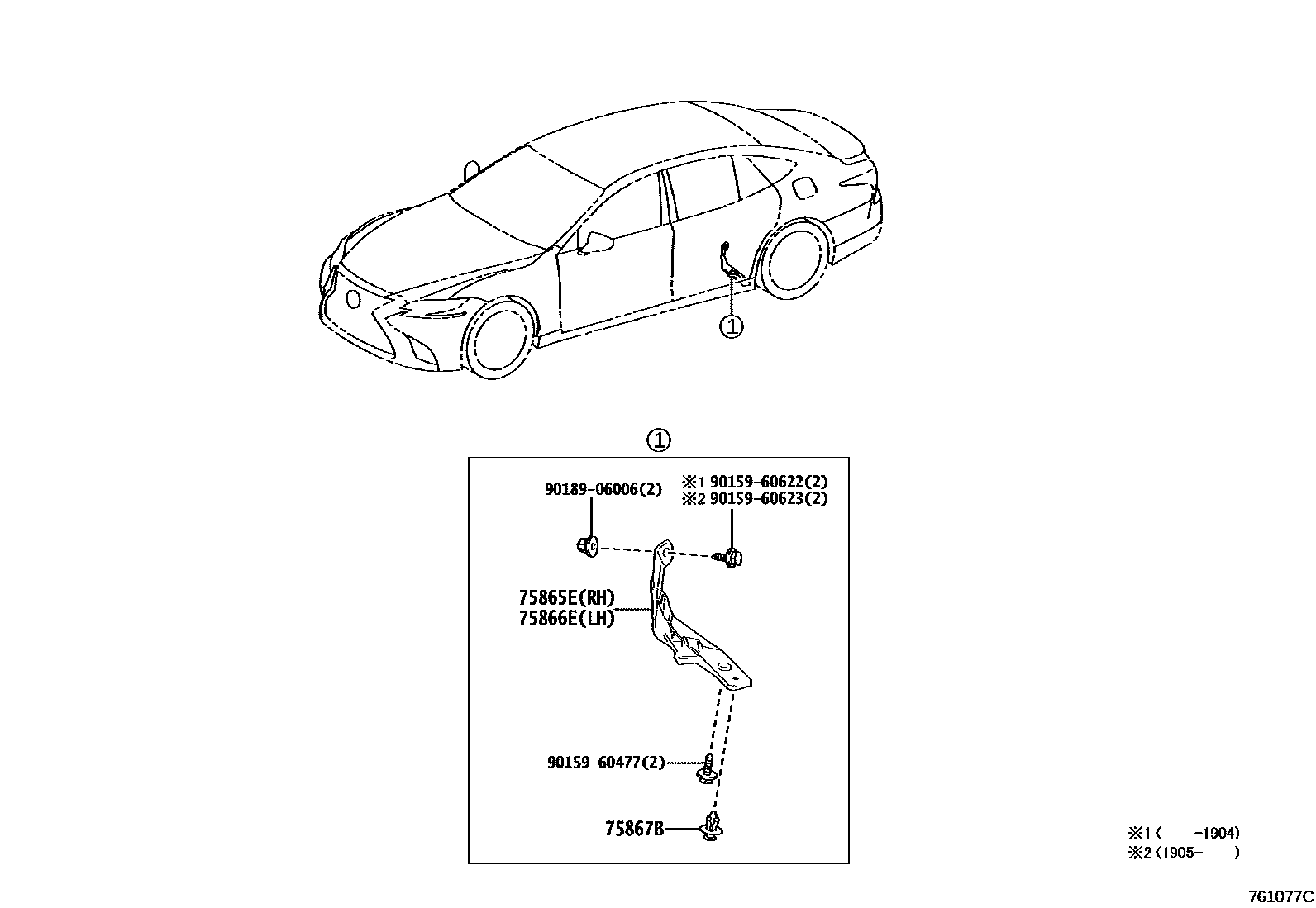 7601 — MUDGUARD & SPOILER