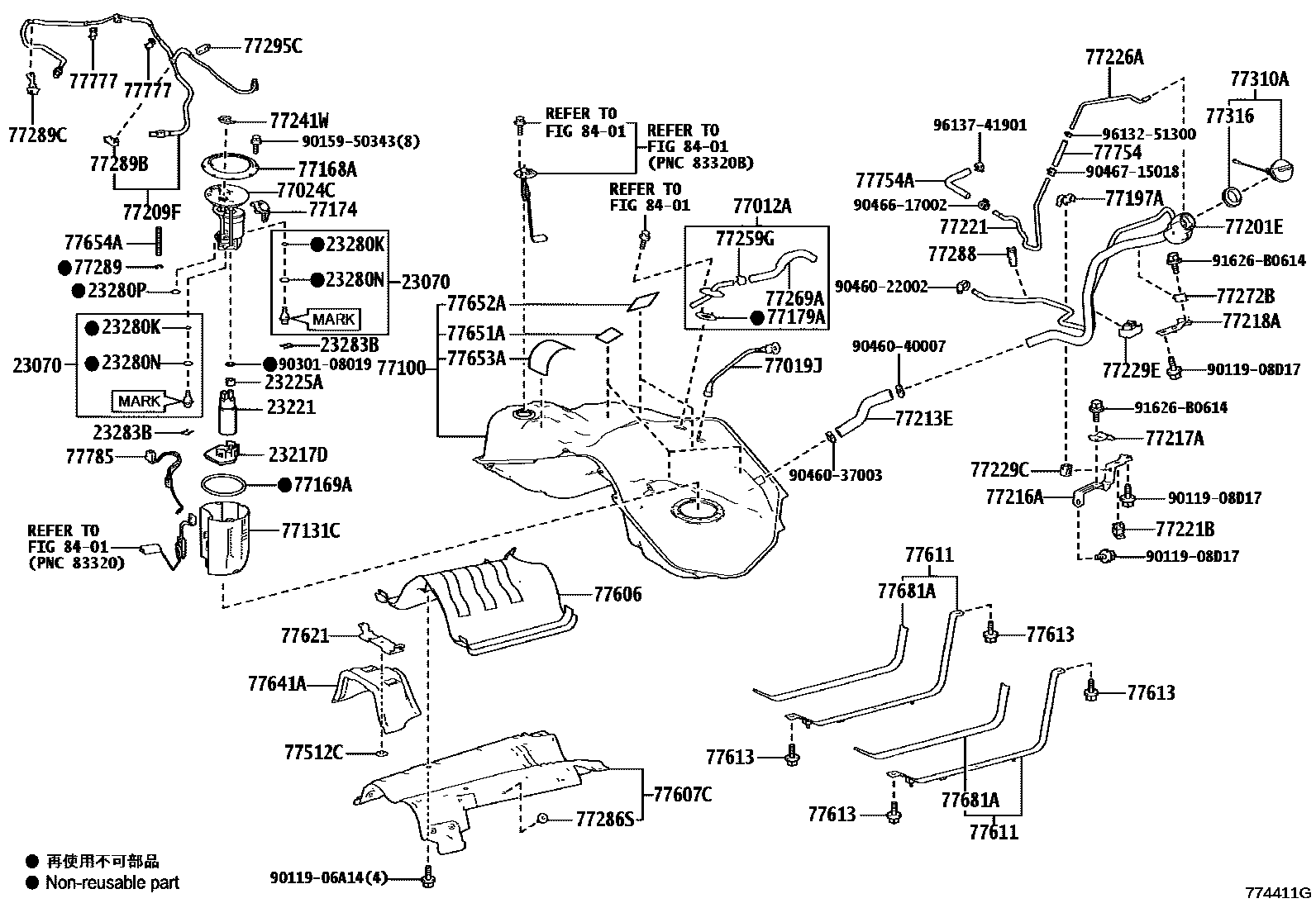 7701 — FUEL TANK & TUBE