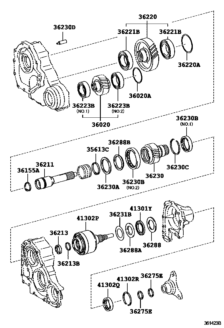 3610 — TRANSFER GEAR