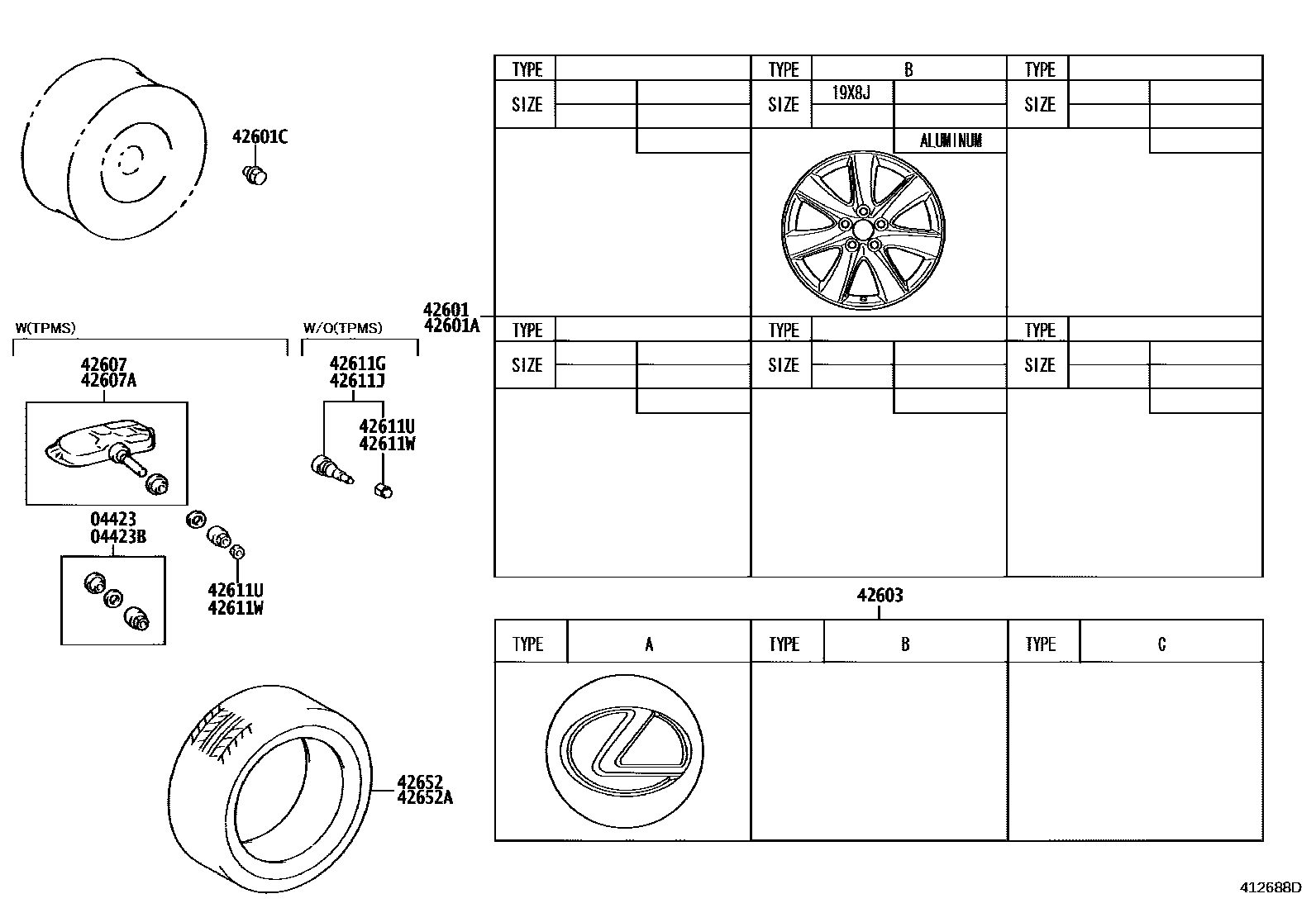 4103 — DISC WHEEL & WHEEL CAP