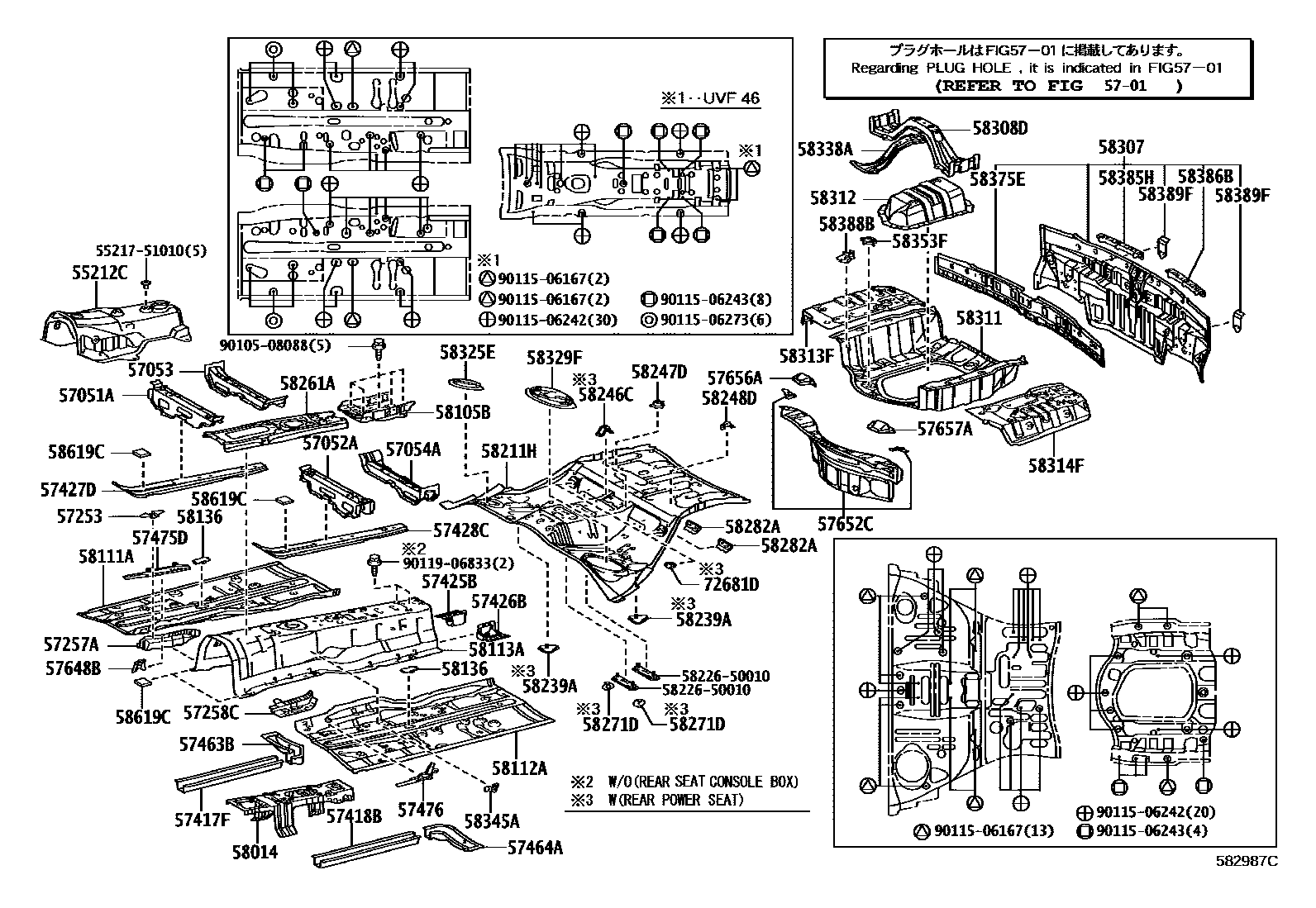 5801 — FLOOR PAN & LOWER BACK PANEL