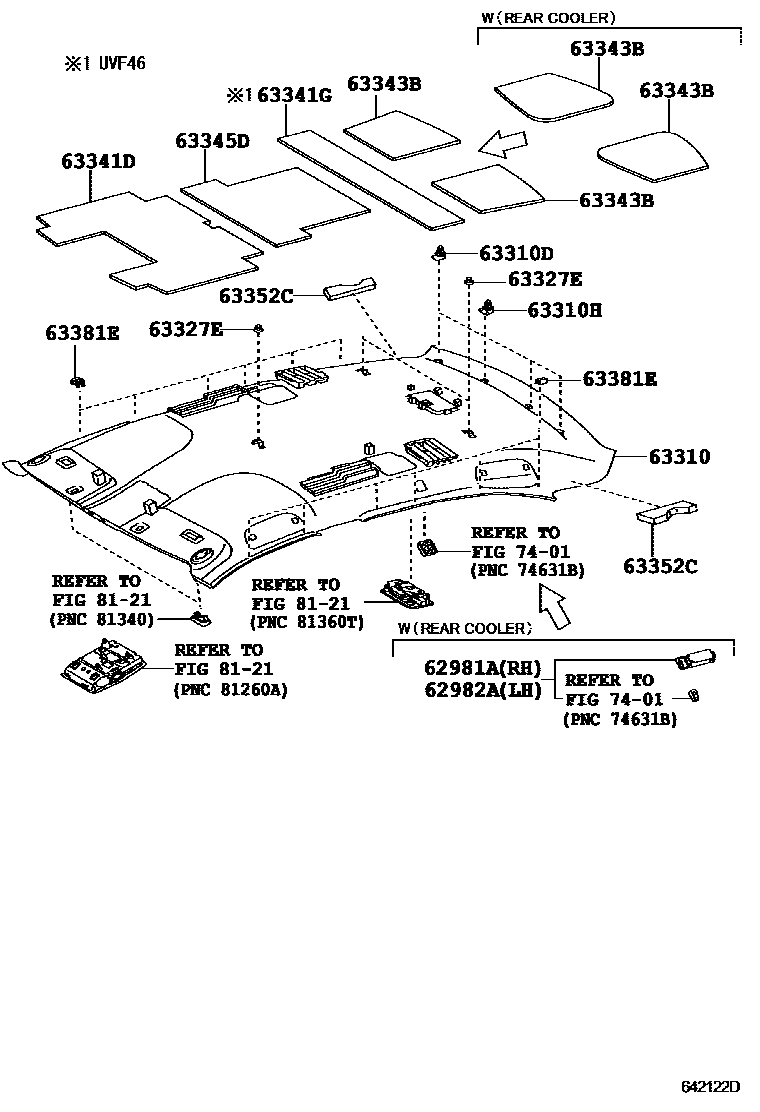 6402 — ROOF HEADLINING & SILENCER PAD