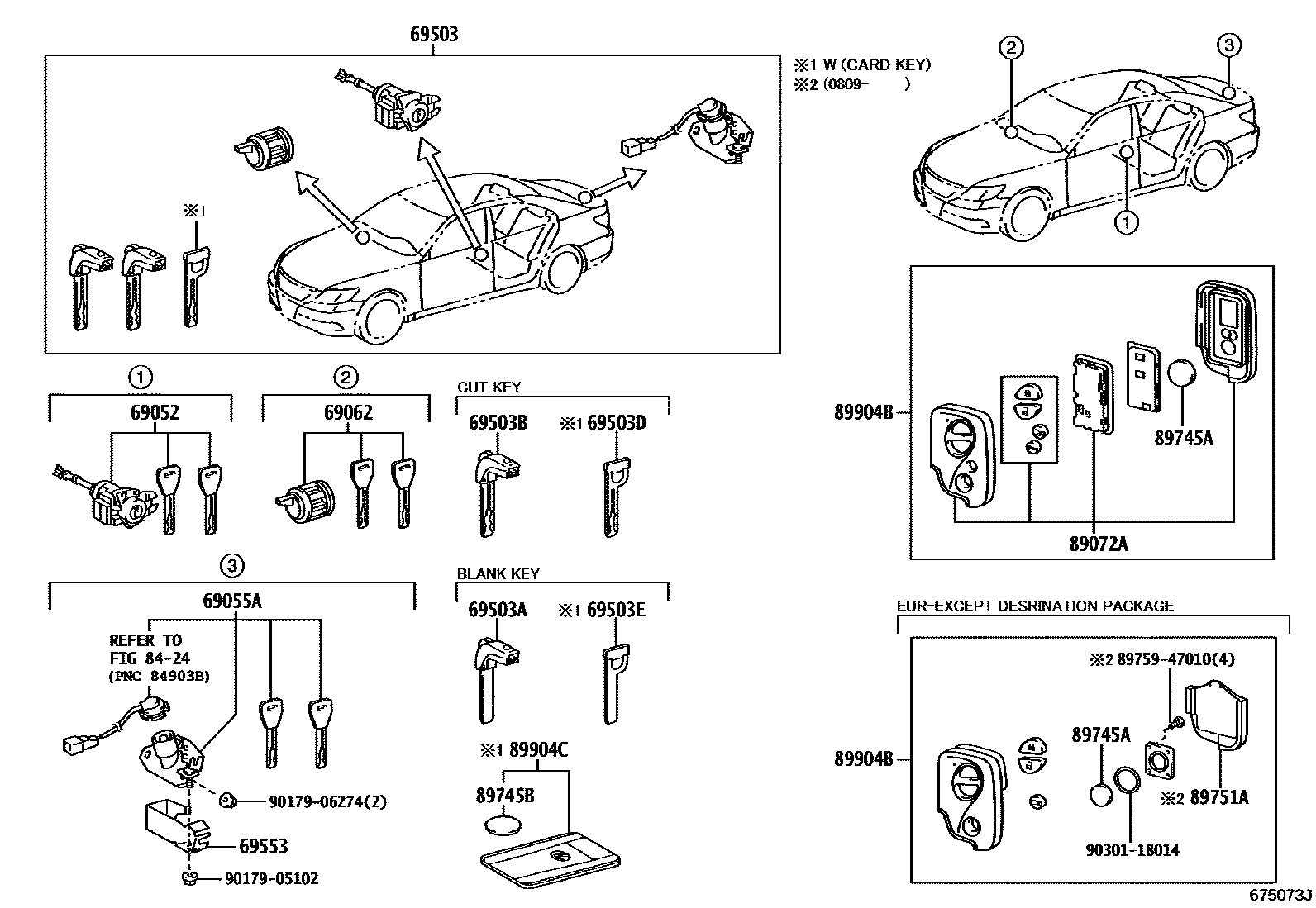6712 — LOCK CYLINDER SET