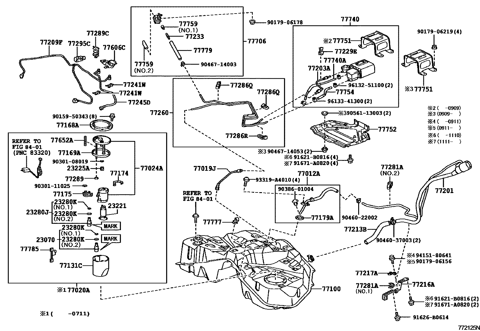 7701 — FUEL TANK & TUBE