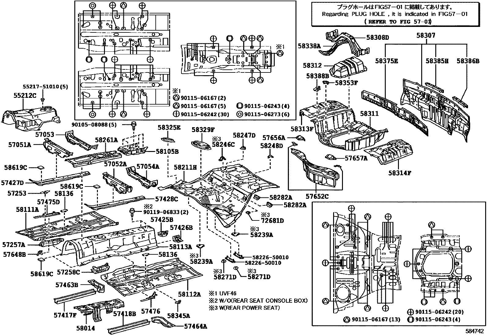 5801 — FLOOR PAN & LOWER BACK PANEL