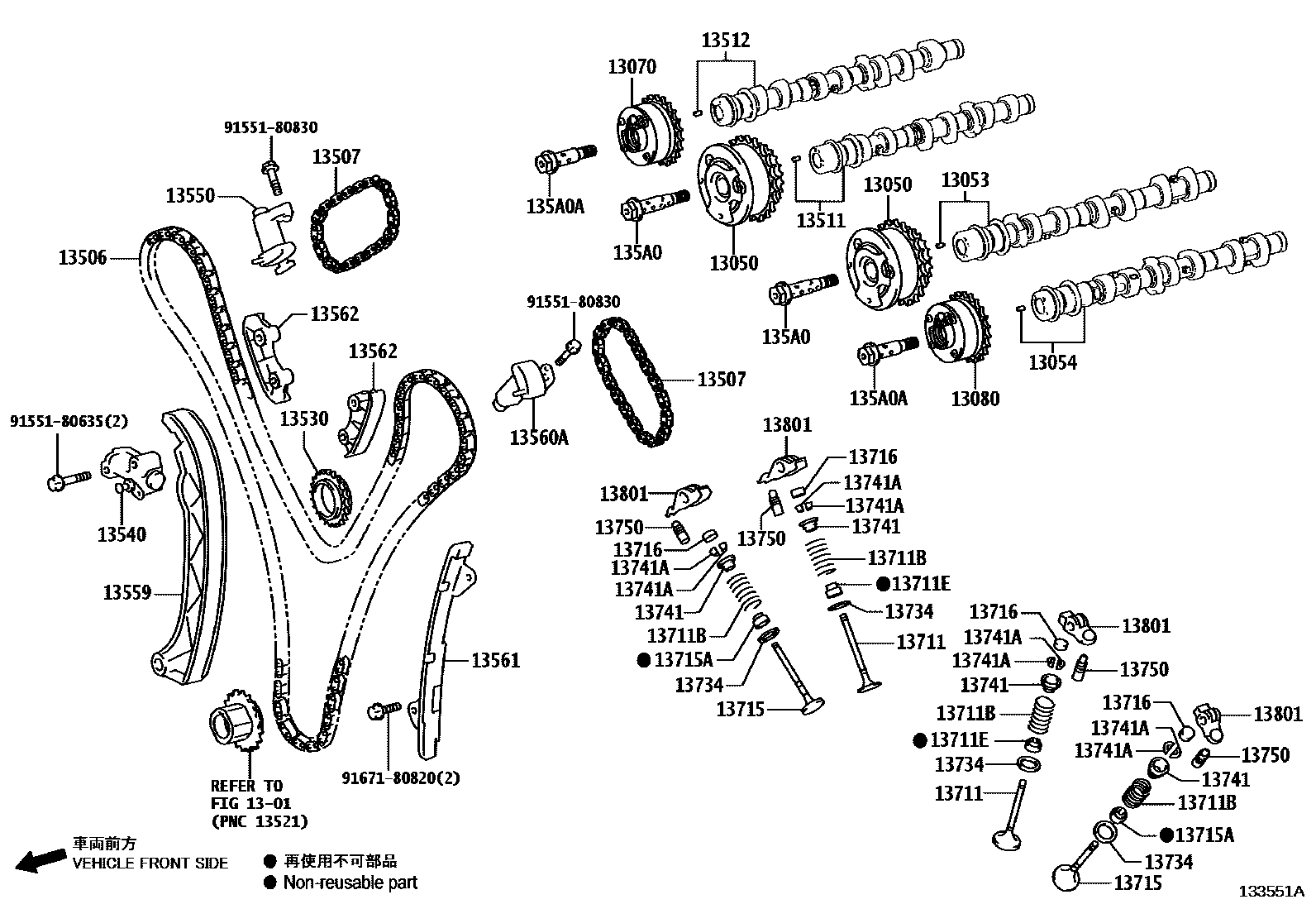 1302 — CAMSHAFT & VALVE