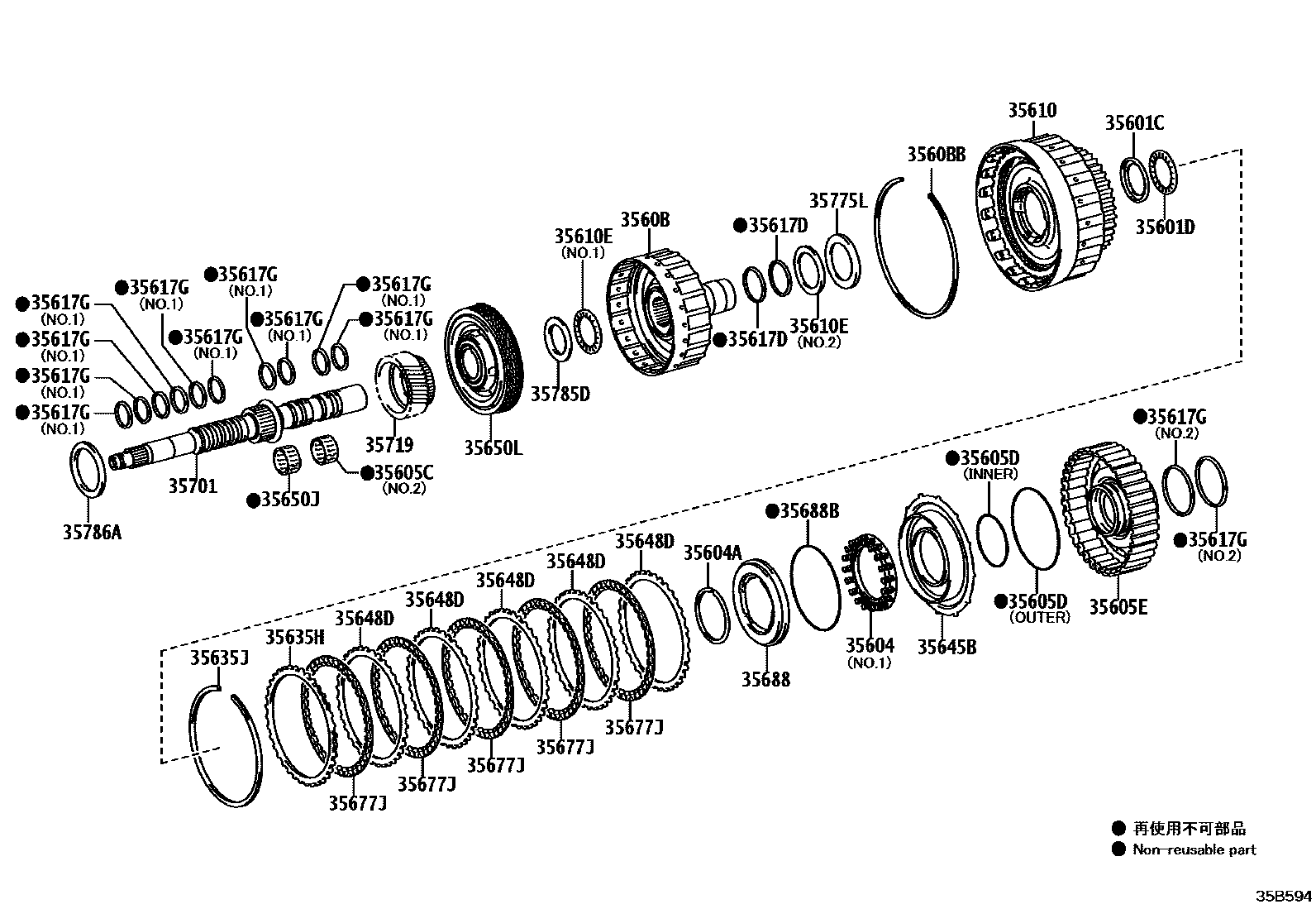 3507 — BRAKE BAND & MULTIPLE DISC CLUTCH (ATM)