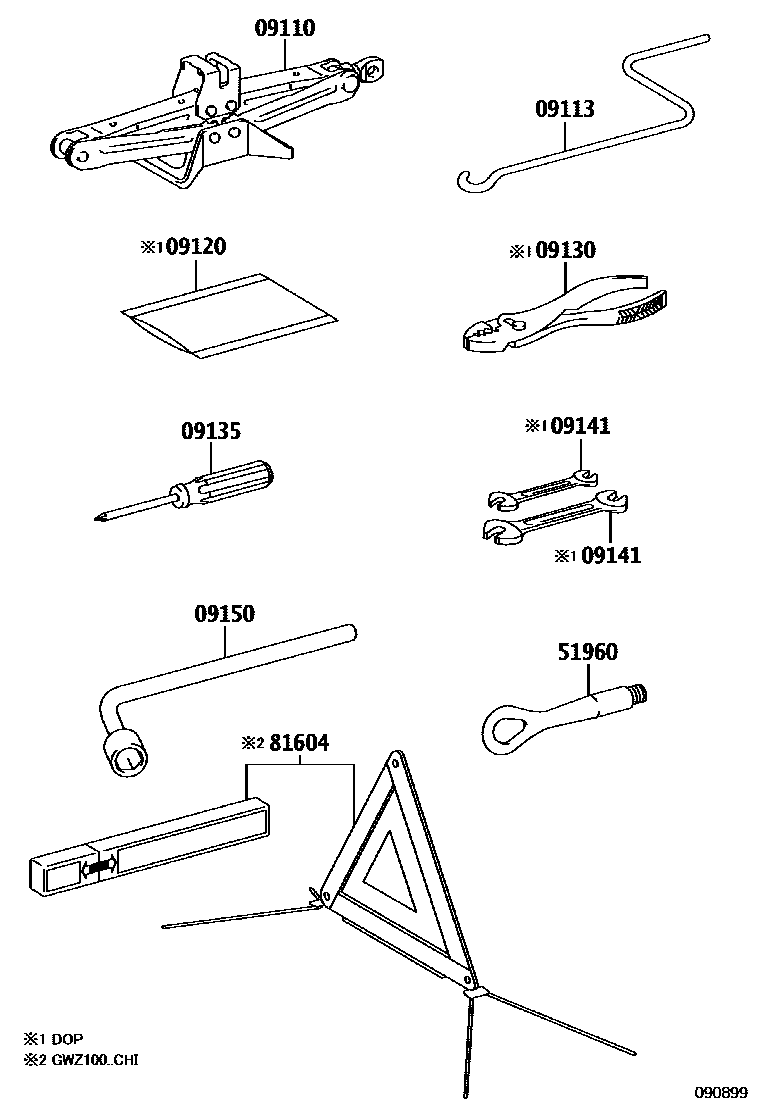 0901 — STANDARD TOOL