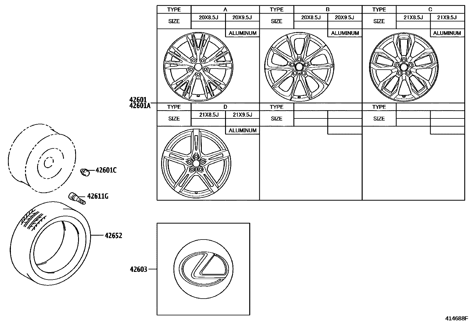 4103 — DISC WHEEL & WHEEL CAP