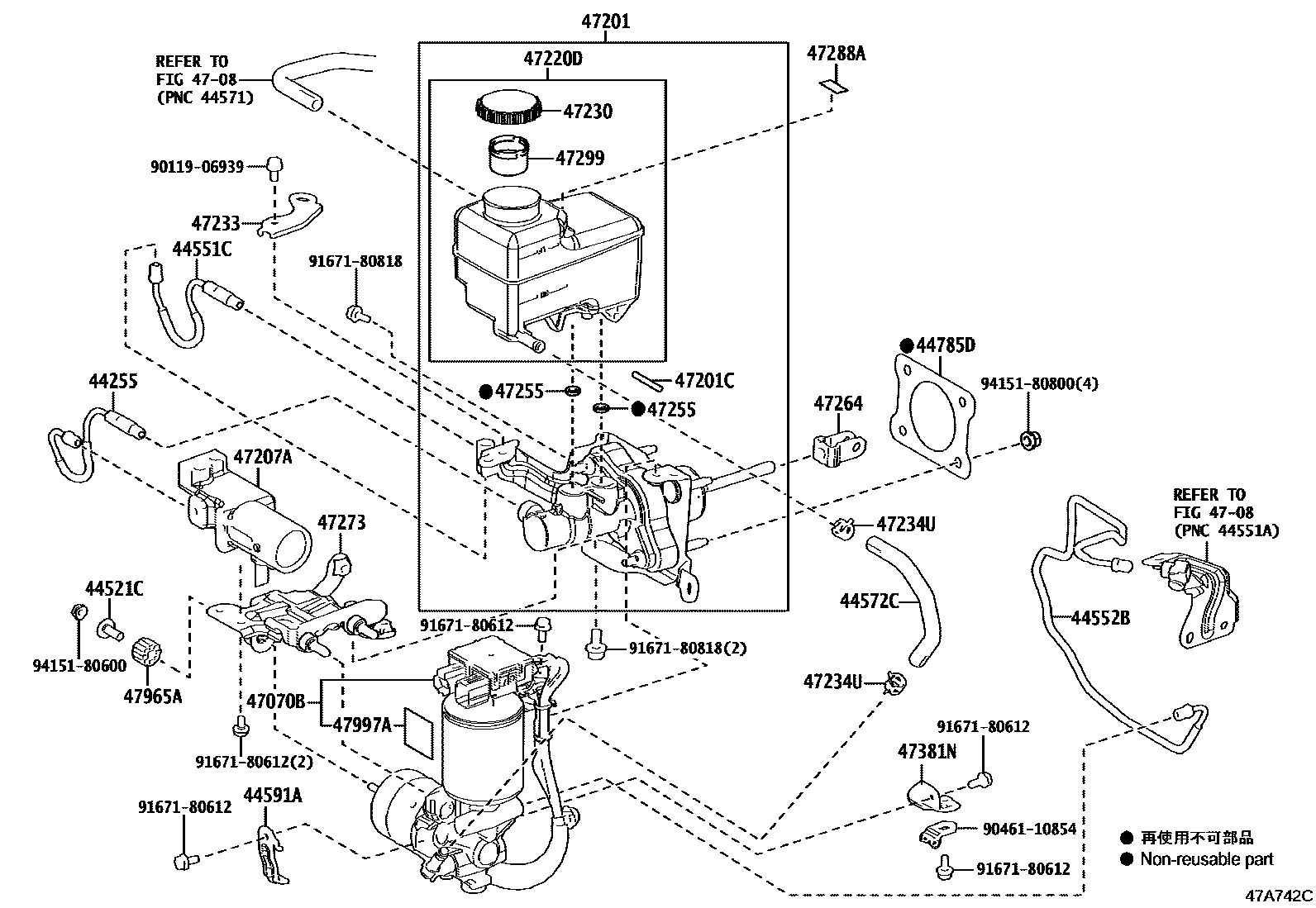 4702 — BRAKE MASTER CYLINDER