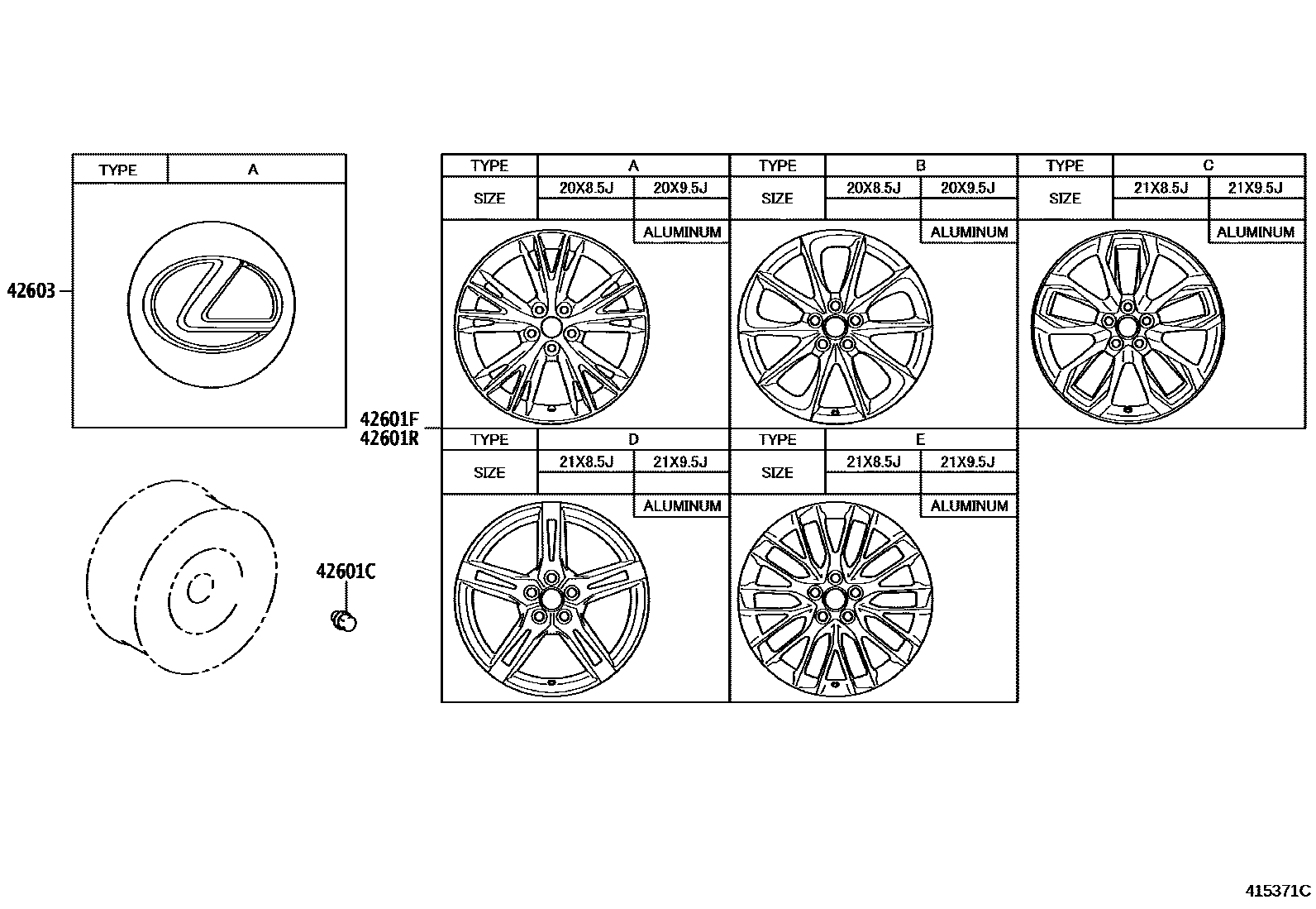 4103 — DISC WHEEL & WHEEL CAP