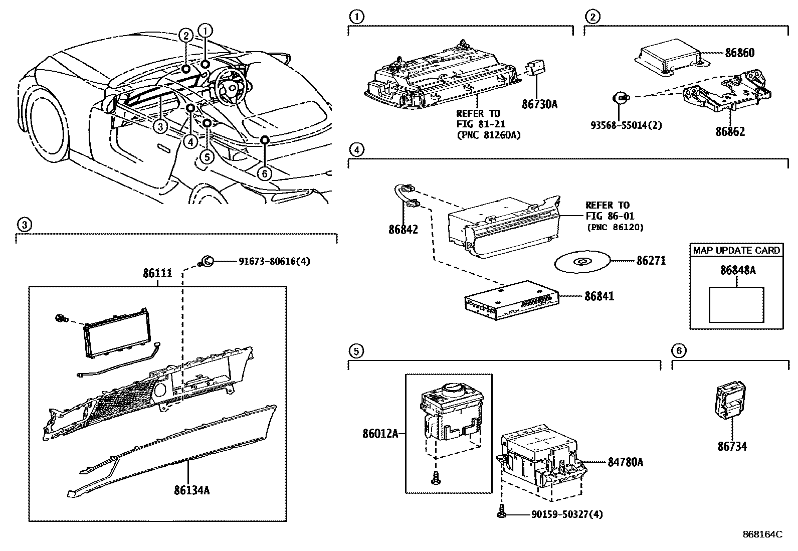 8603 — NAVIGATION & FRONT MONITOR DISPLAY
