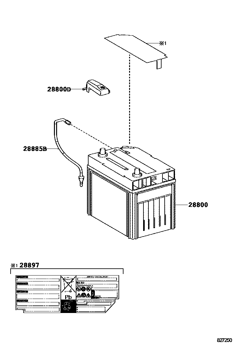 8201 — BATTERY & BATTERY CABLE