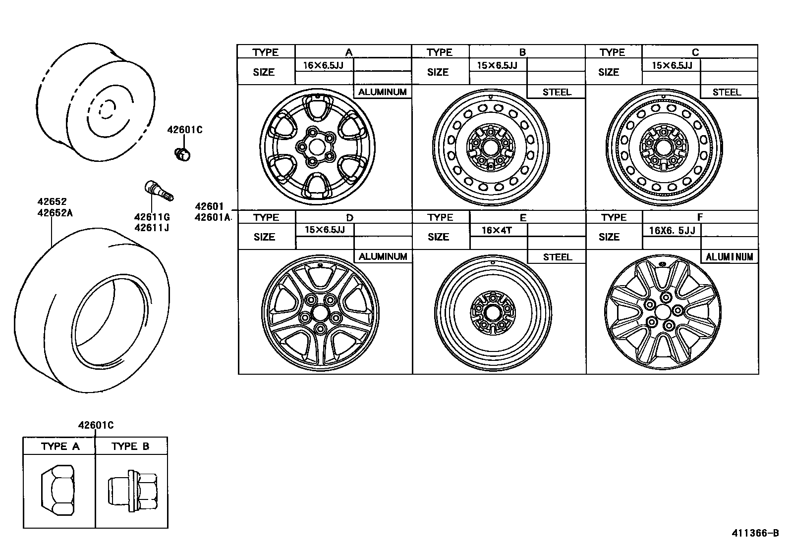 4103 — DISC WHEEL & WHEEL CAP