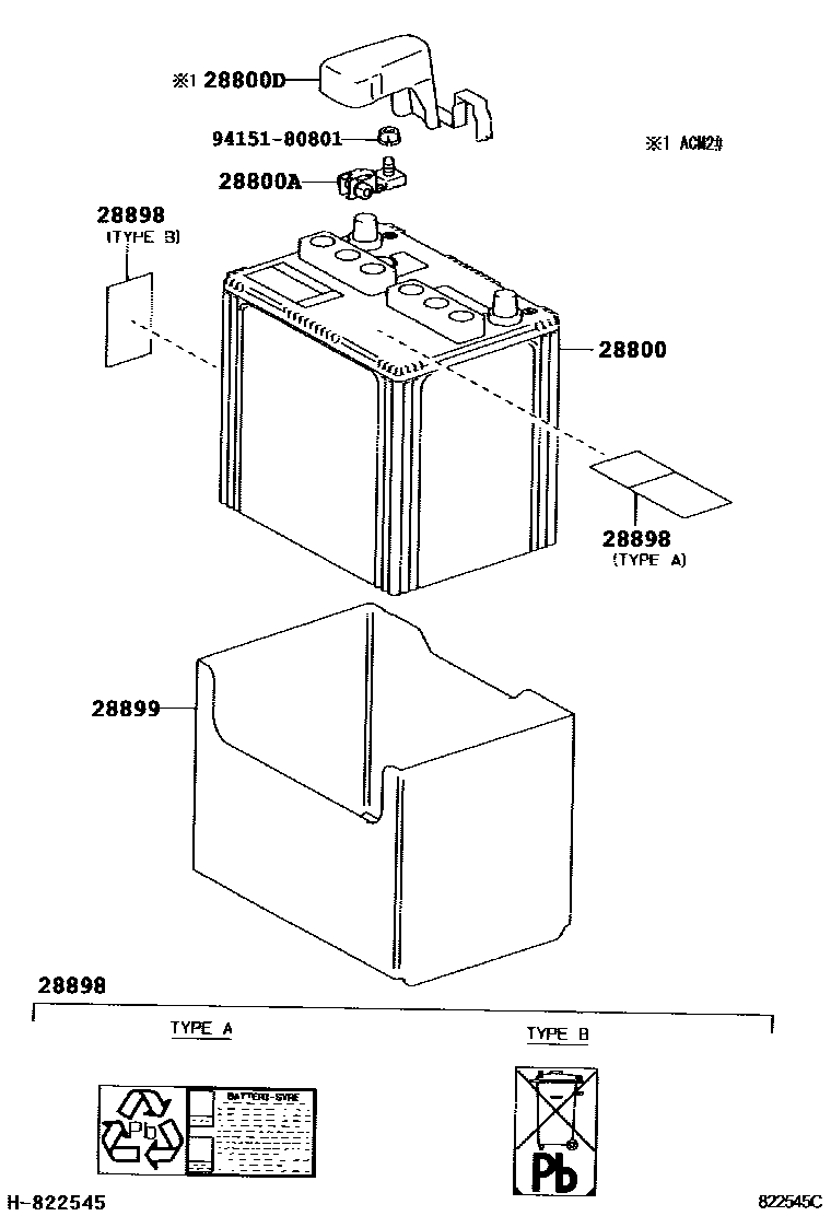 8201 — BATTERY & BATTERY CABLE