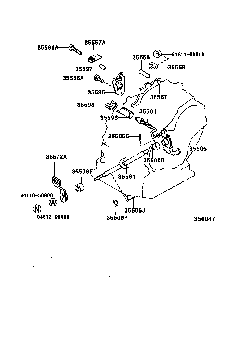 3513 — THROTTLE LINK & VALVE LEVER (ATM)