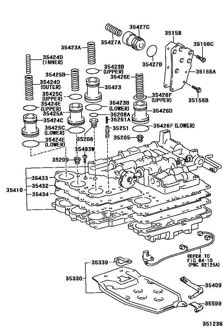 3512 — VALVE BODY & OIL STRAINER (ATM)