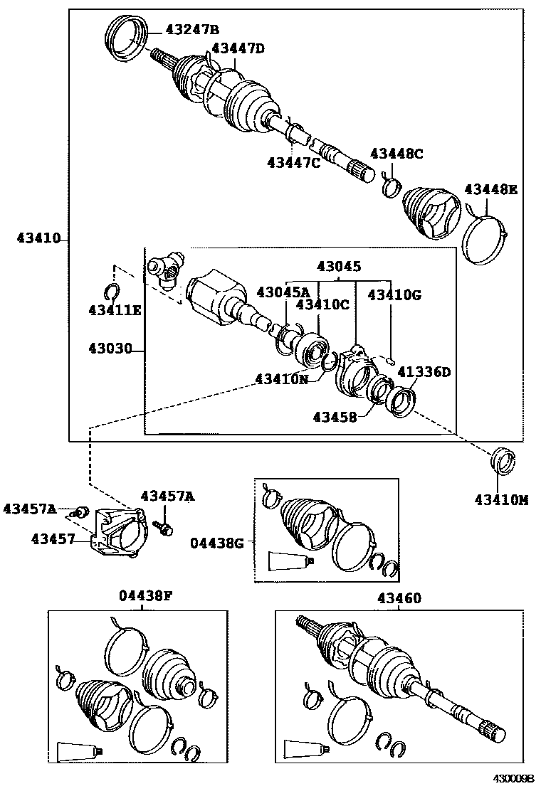 4302 — FRONT DRIVE SHAFT