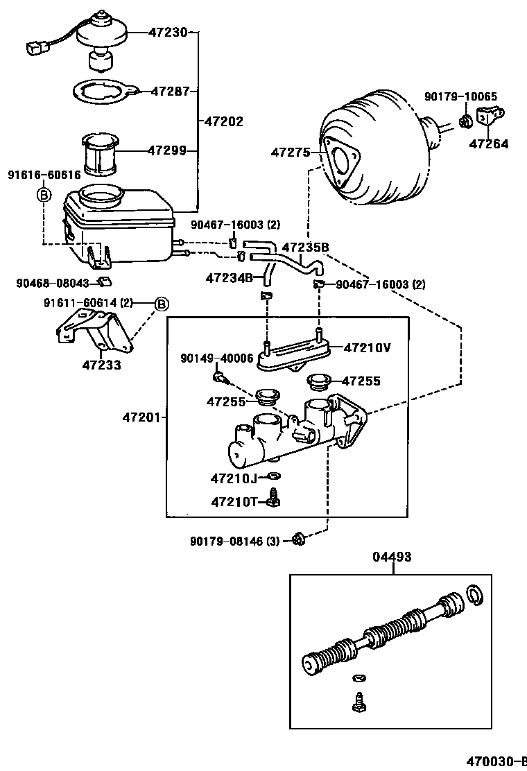 4702 — BRAKE MASTER CYLINDER