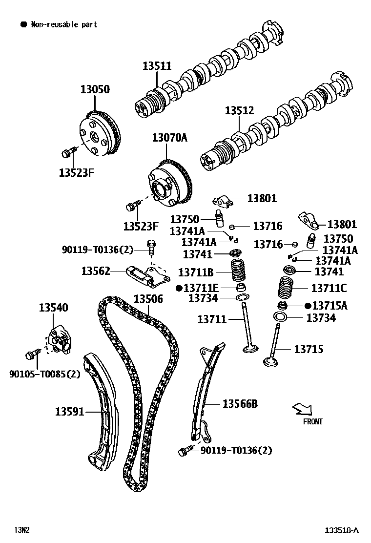 1302 — CAMSHAFT & VALVE