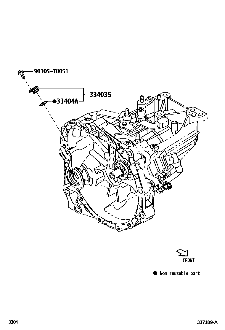 3304 — SPEEDOMETER DRIVEN GEAR (MTM)