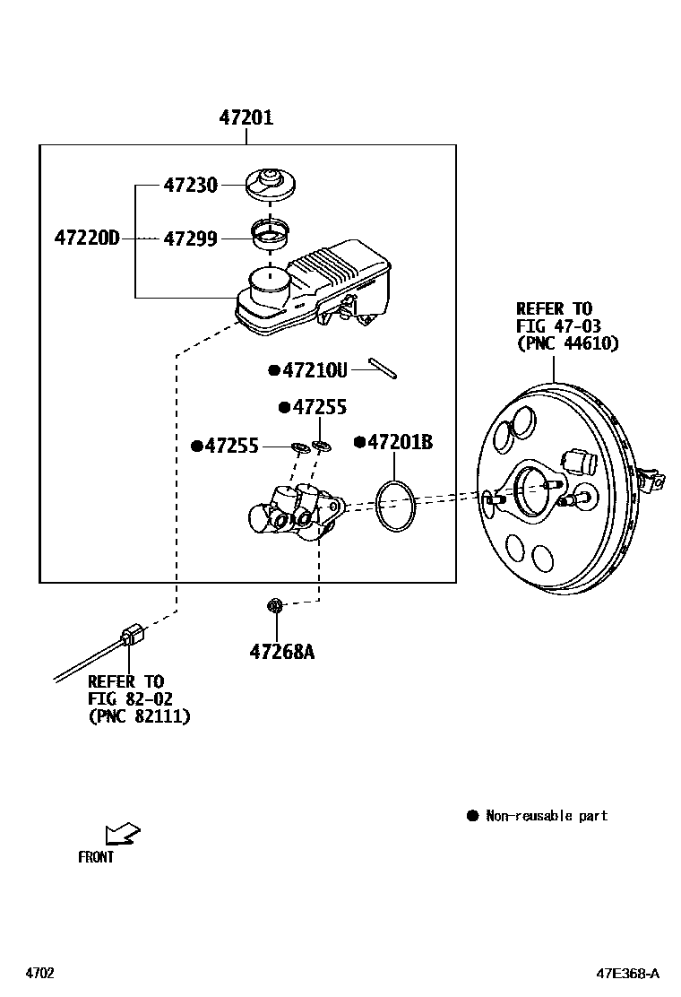 4702 — BRAKE MASTER CYLINDER