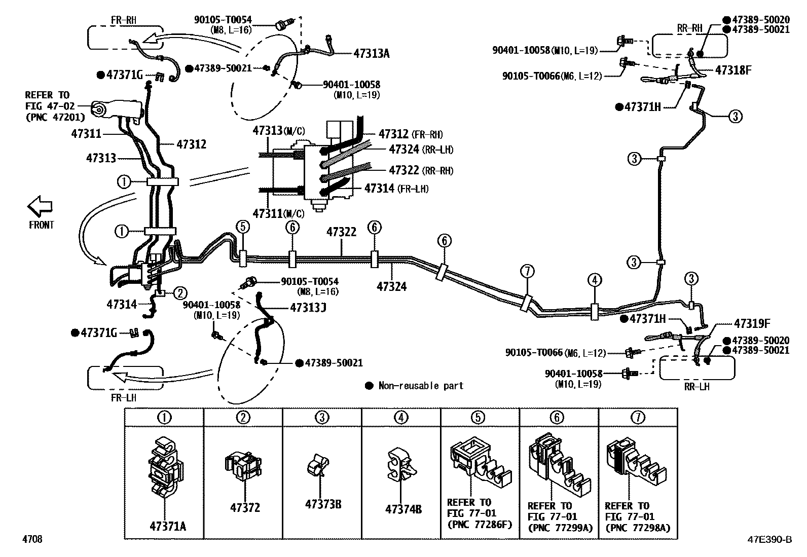 4708 — BRAKE TUBE & CLAMP