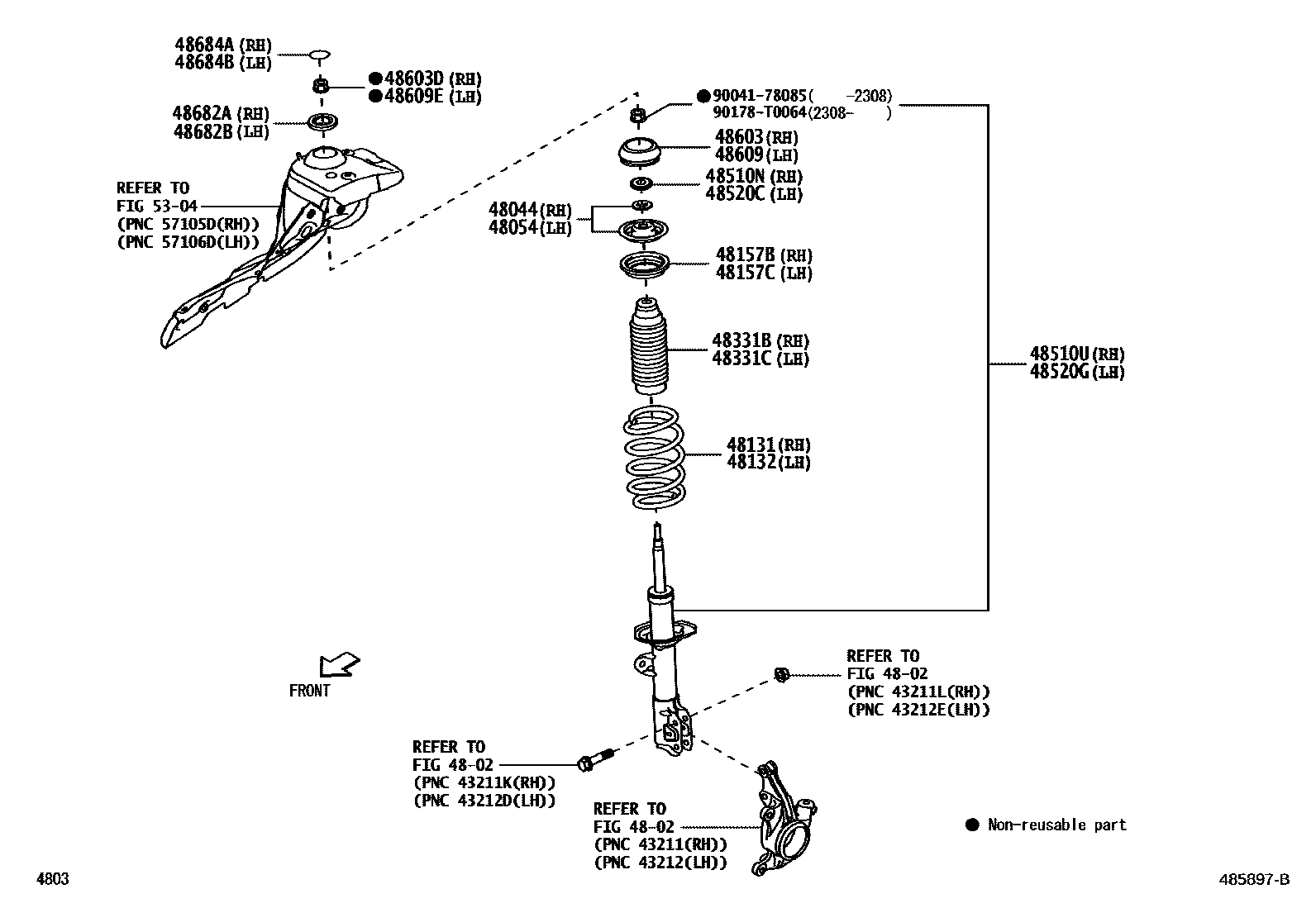 4803 — FRONT SPRING & SHOCK ABSORBER