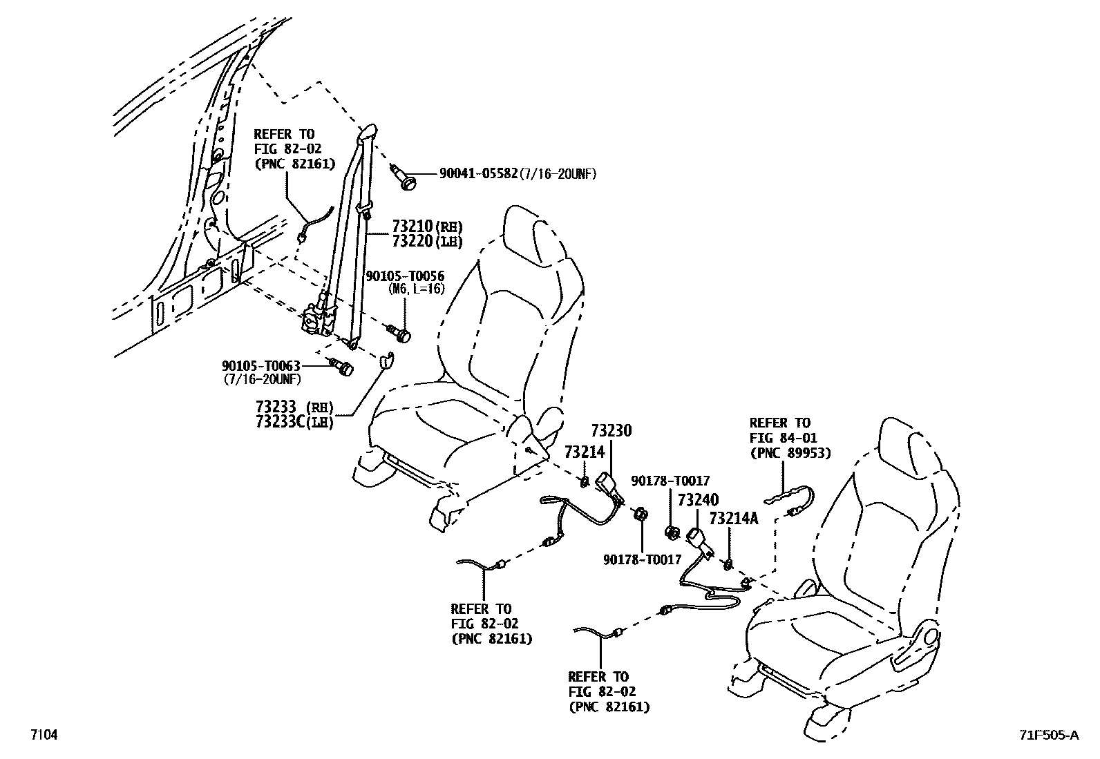 7104 — SEAT BELT & CHILD RESTRAINT SEAT