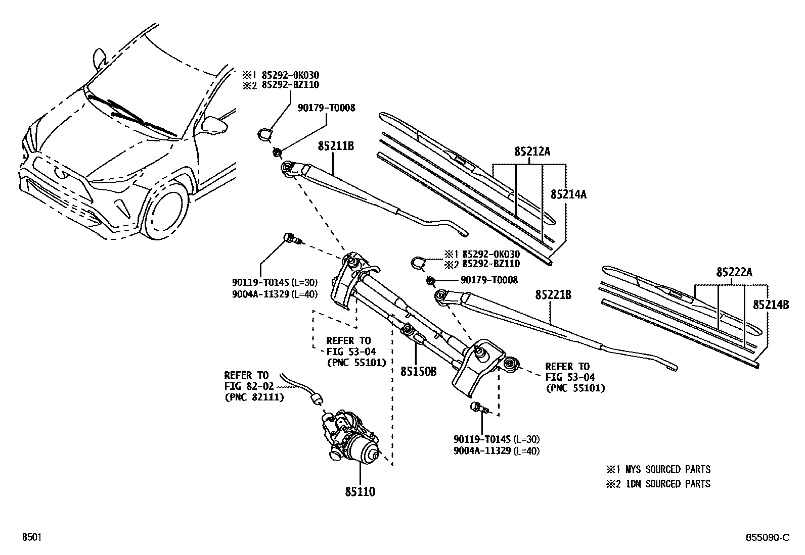 8501 — WINDSHIELD WIPER