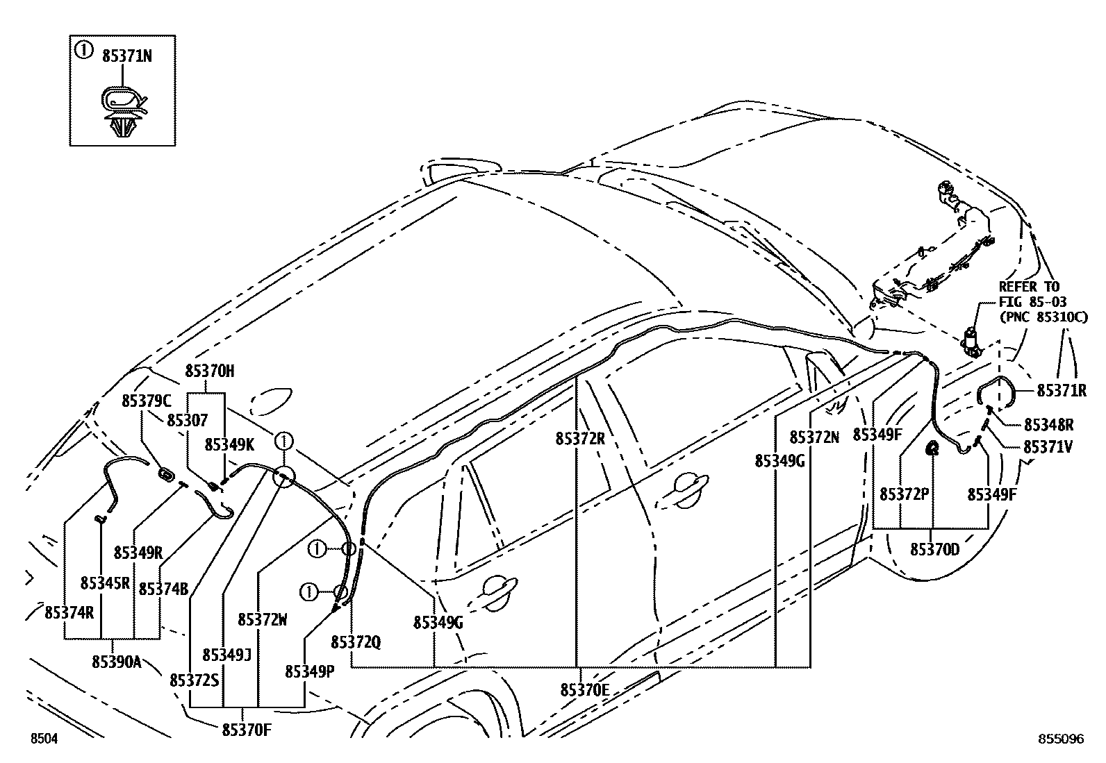 8504 — REAR WASHER