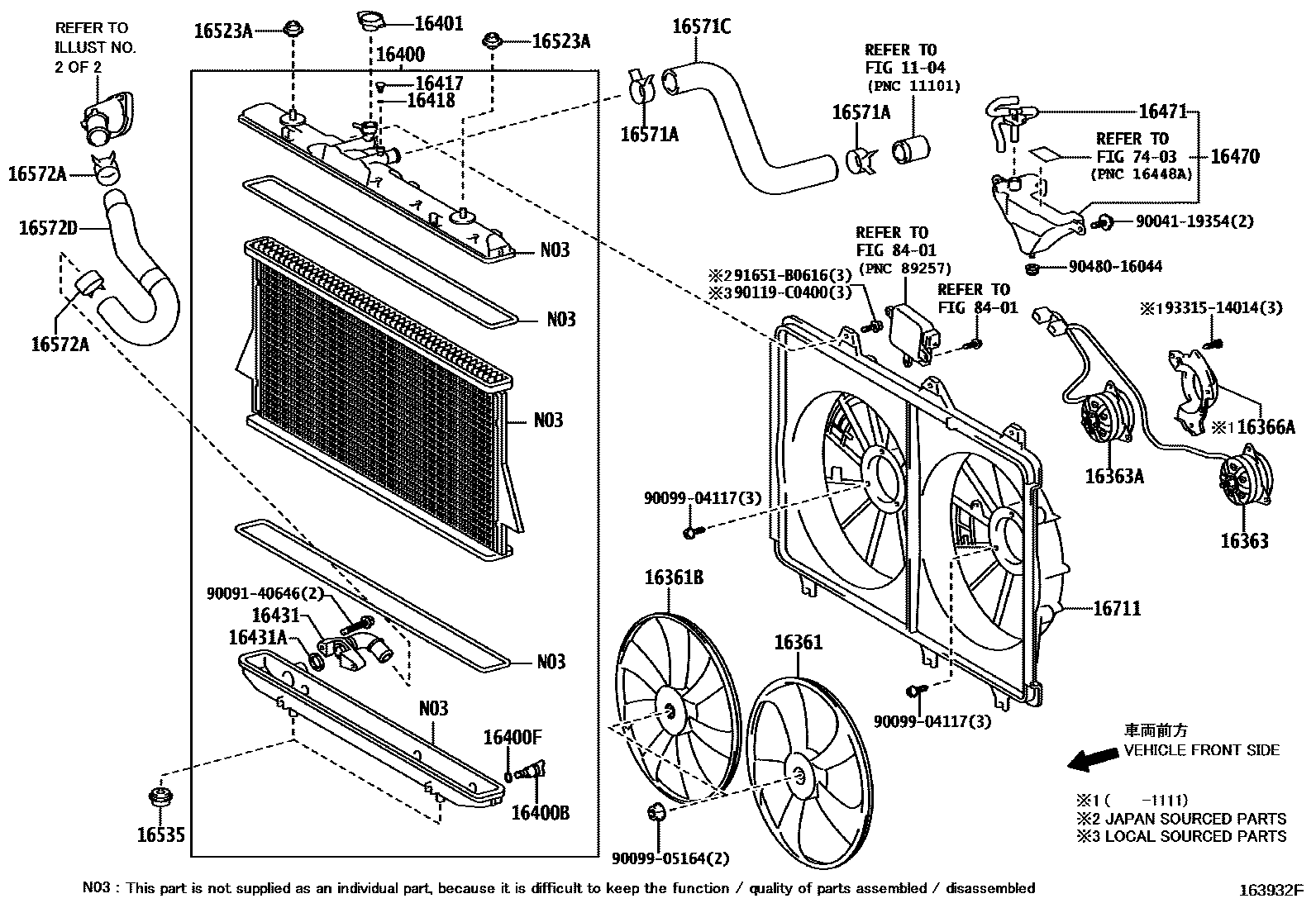 1603 — RADIATOR & WATER OUTLET