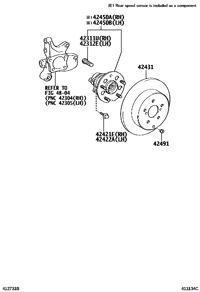4102 — REAR AXLE SHAFT & HUB