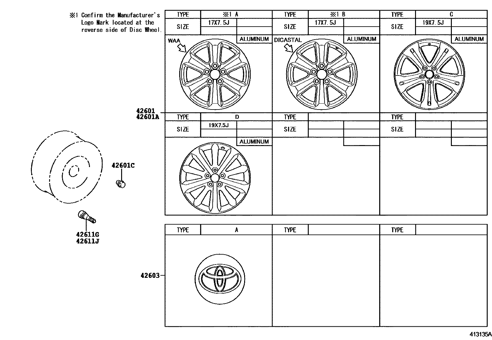 4103 — DISC WHEEL & WHEEL CAP