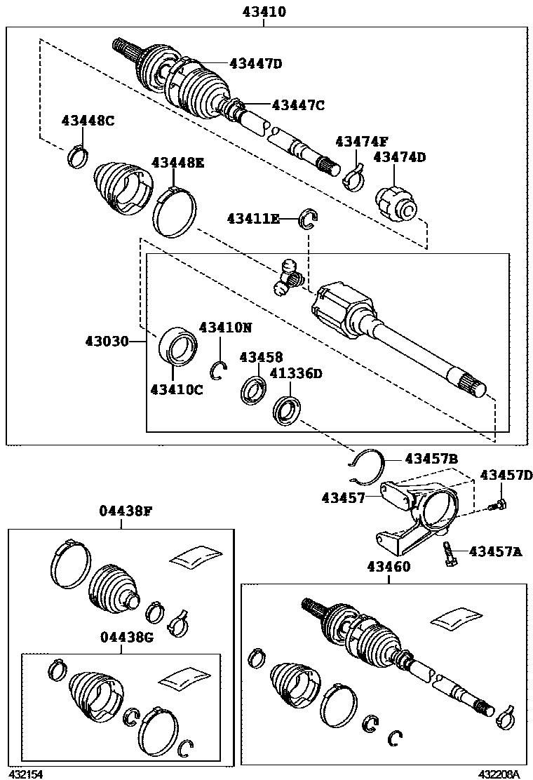4302 — FRONT DRIVE SHAFT