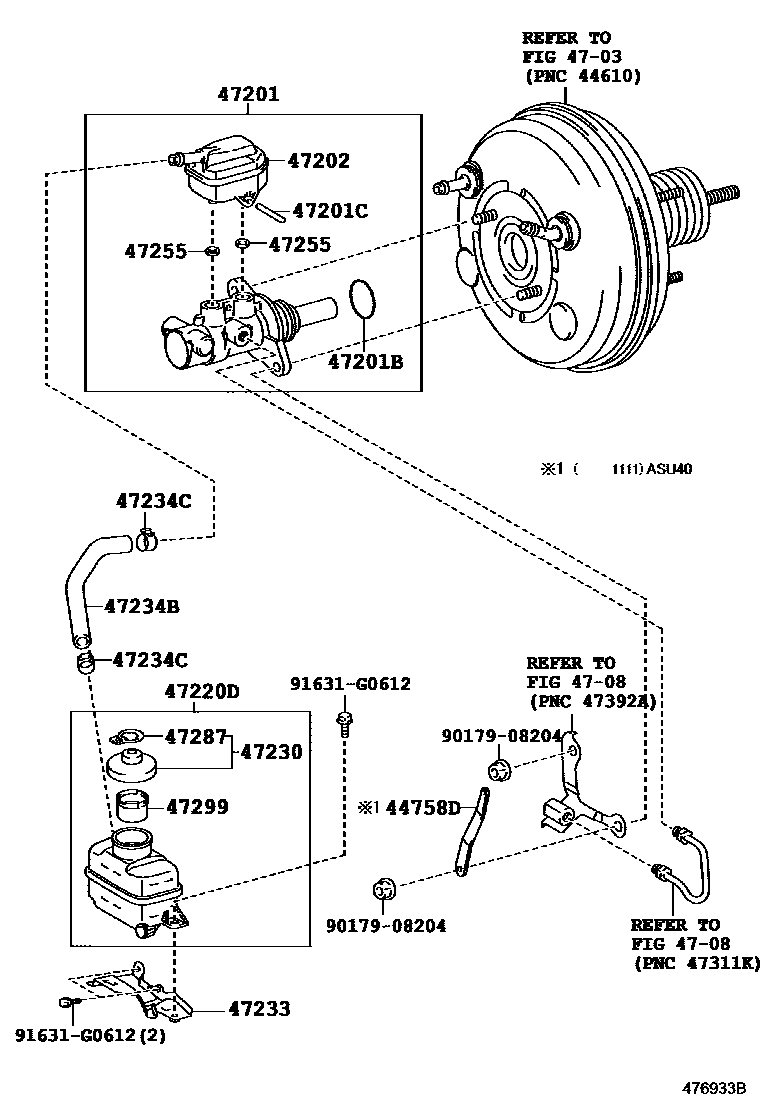 4702 — BRAKE MASTER CYLINDER