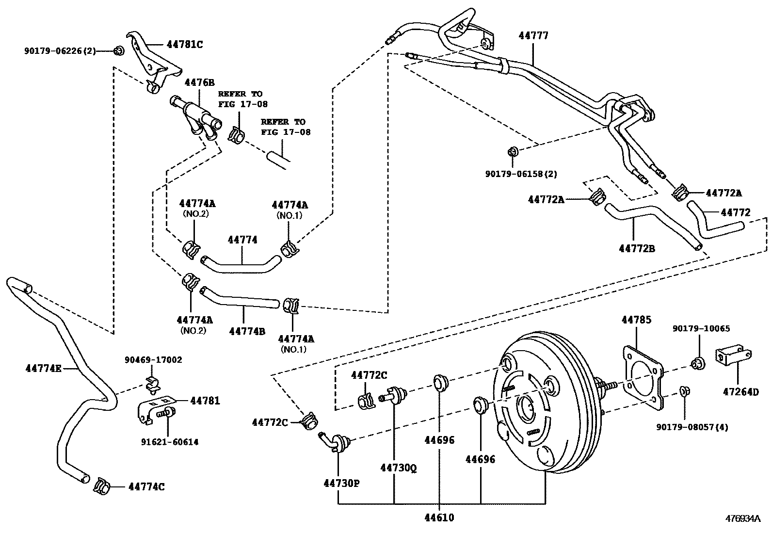 4703 — BRAKE BOOSTER & VACUUM TUBE