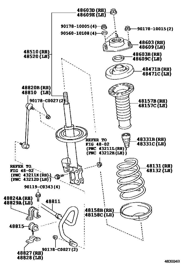 4803 — FRONT SPRING & SHOCK ABSORBER