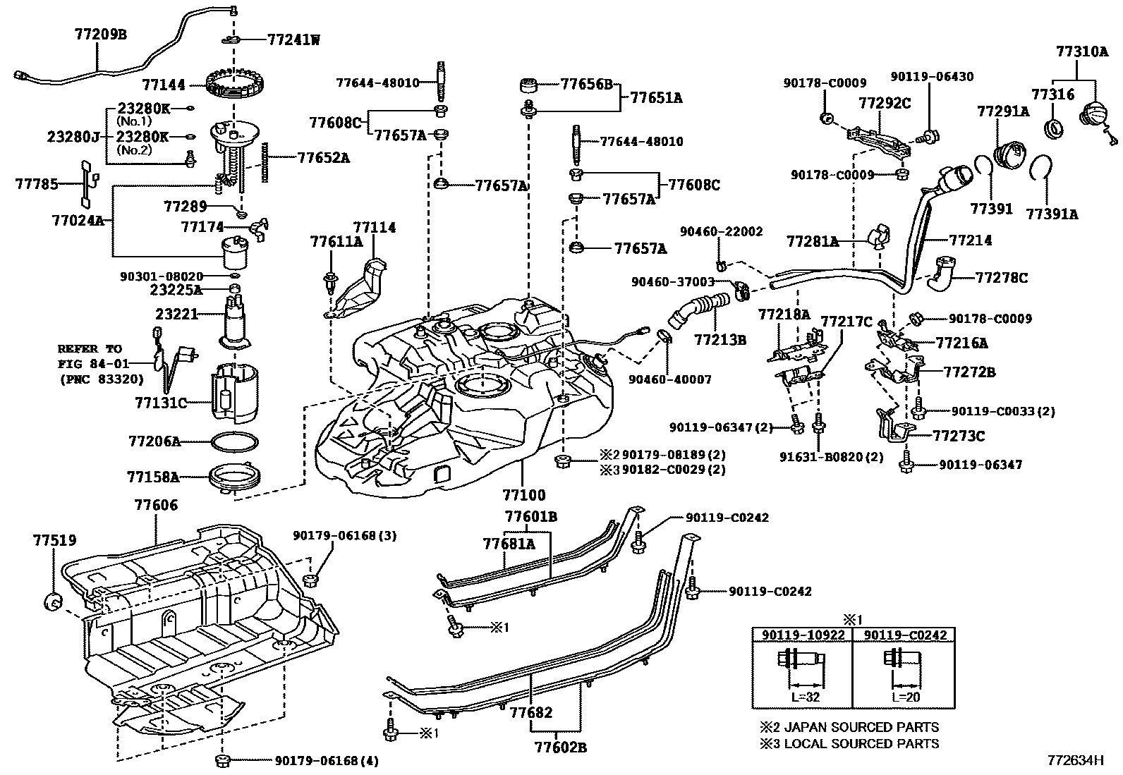 7701 — FUEL TANK & TUBE