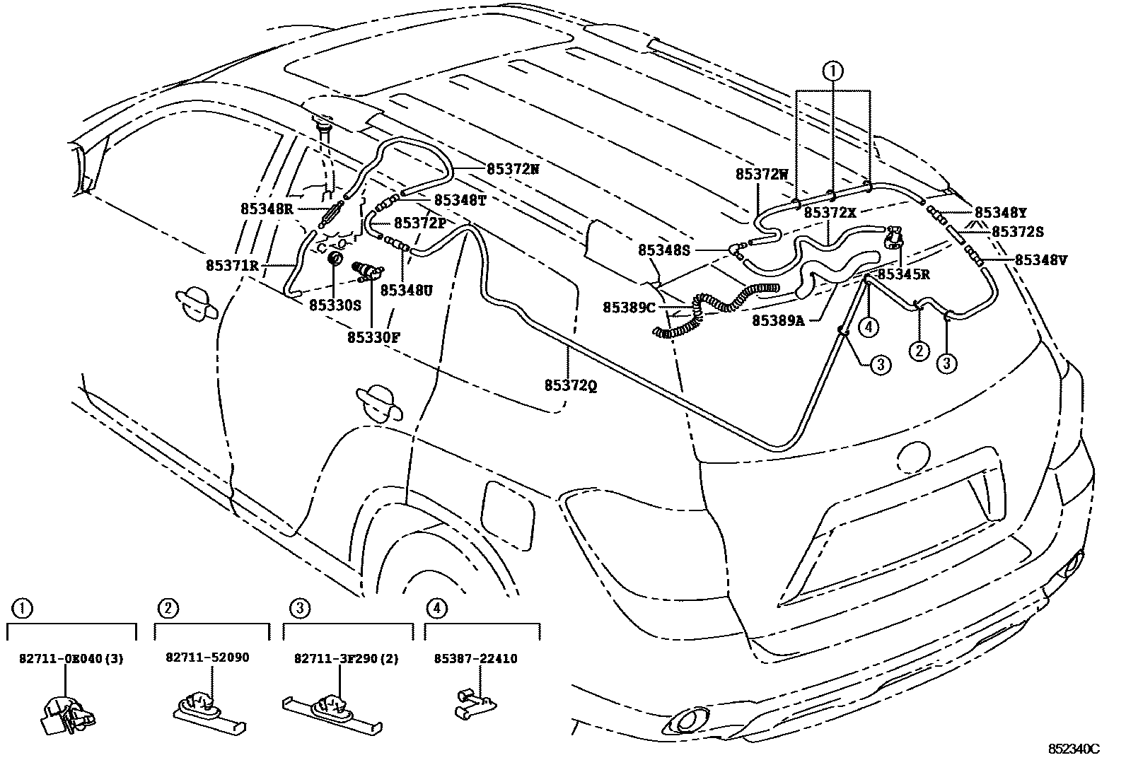 8504 — REAR WASHER