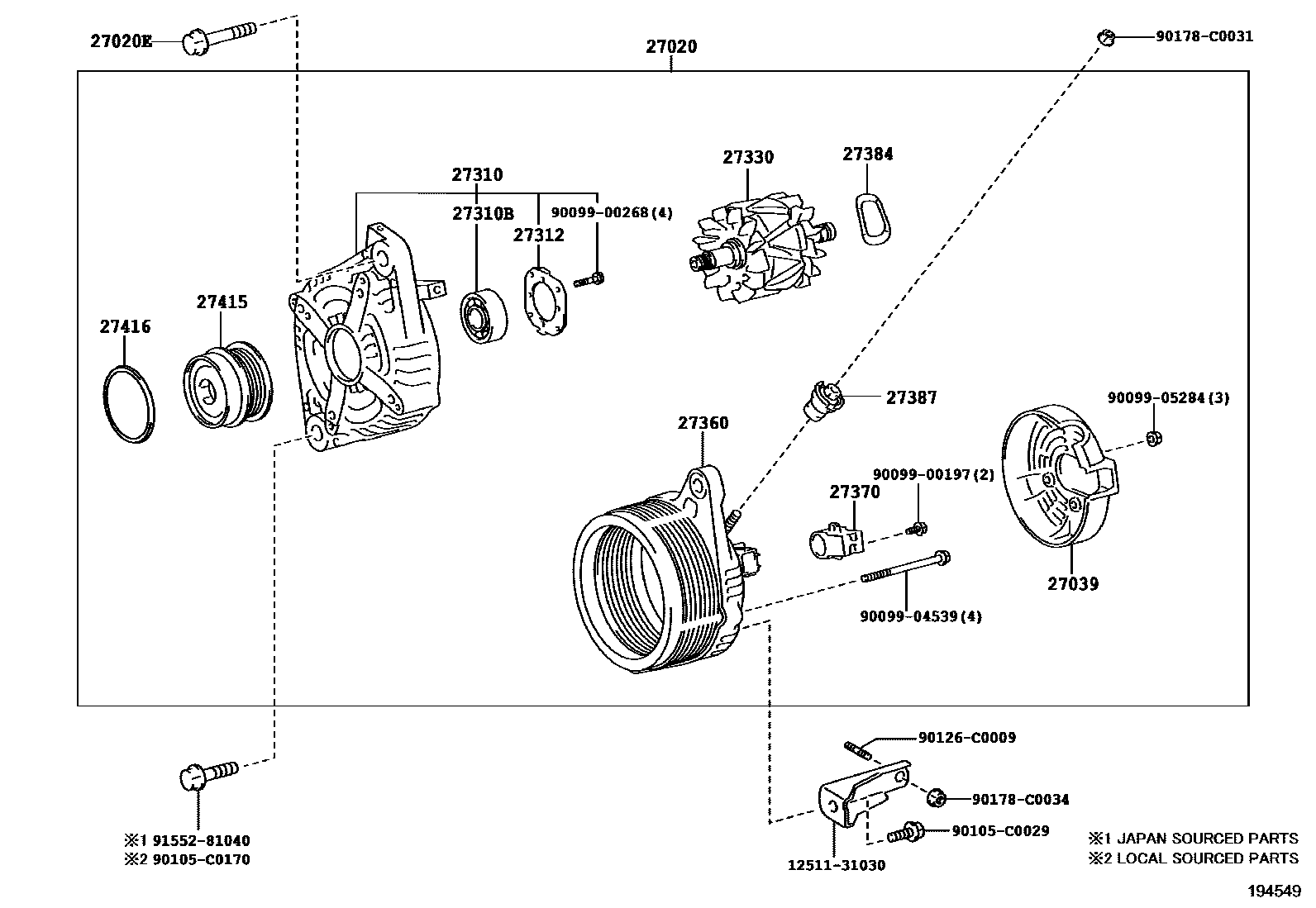1903 — ALTERNATOR