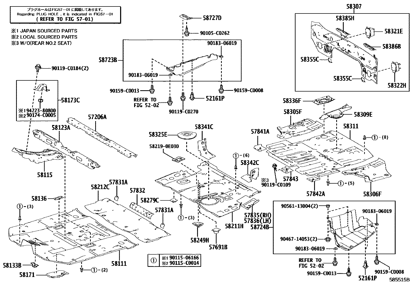 5801 — FLOOR PAN & LOWER BACK PANEL