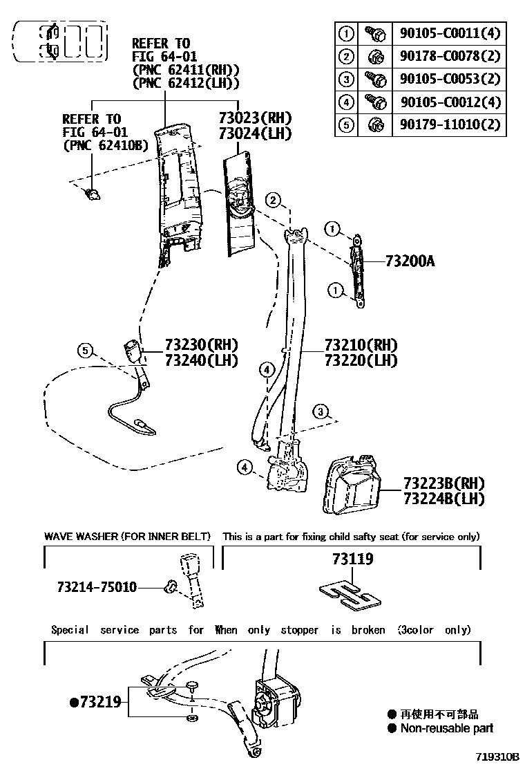 7104 — SEAT BELT & CHILD RESTRAINT SEAT