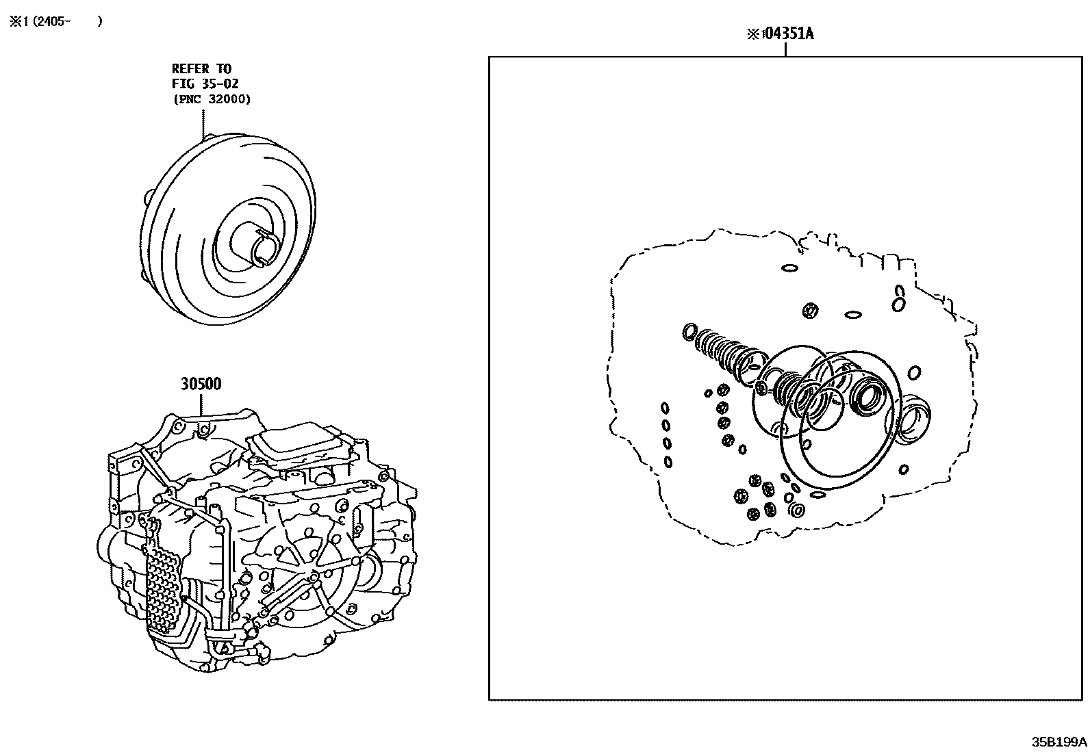 3501 — TRANSAXLE OR TRANSMISSION ASSY & GASKET KIT (ATM)